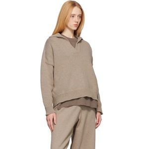 Cordera Polo Sweater - One Size - Brown/Beige